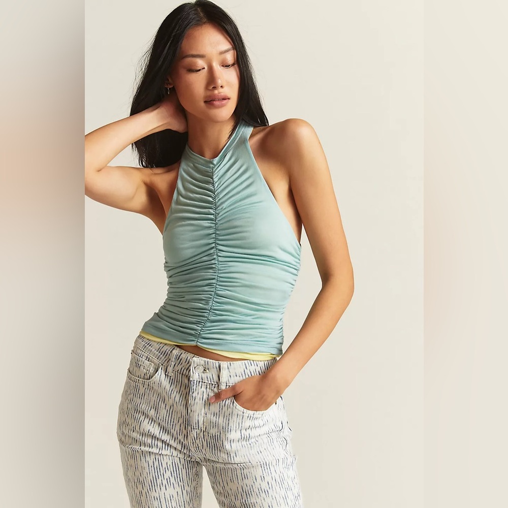 NWOT Anthropologie Pilcro Ruched Reversible Tank